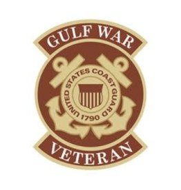 Patch - Gulf War Vet USCG Desert