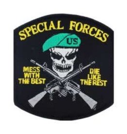 Patch - Special Forces Mess Black