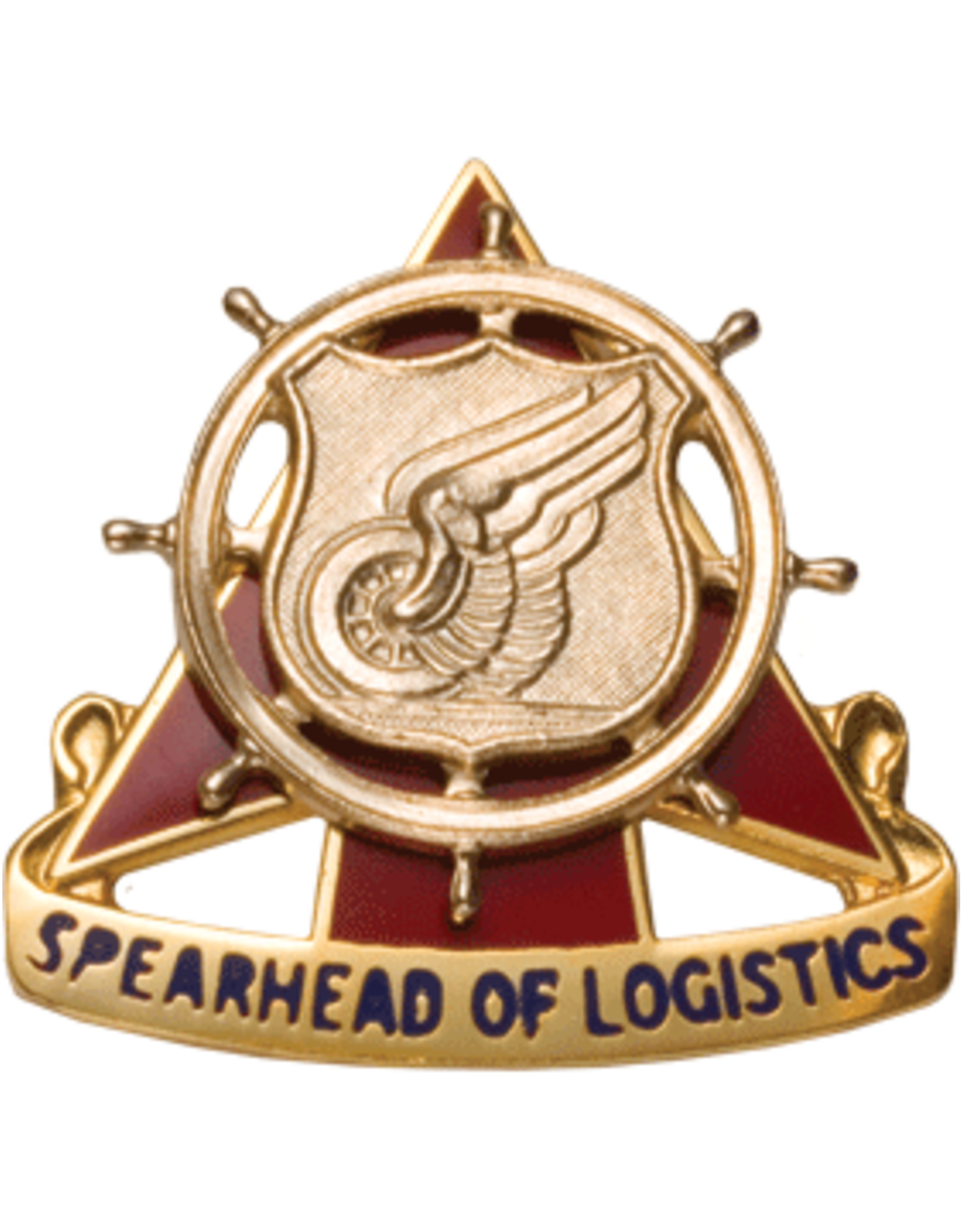 Transportation Regimental Crest, Spearhead of Logistics