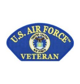 Patch - USAF Hat Logo Veteran
