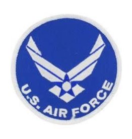 Patch - USAF Logo Wings Round