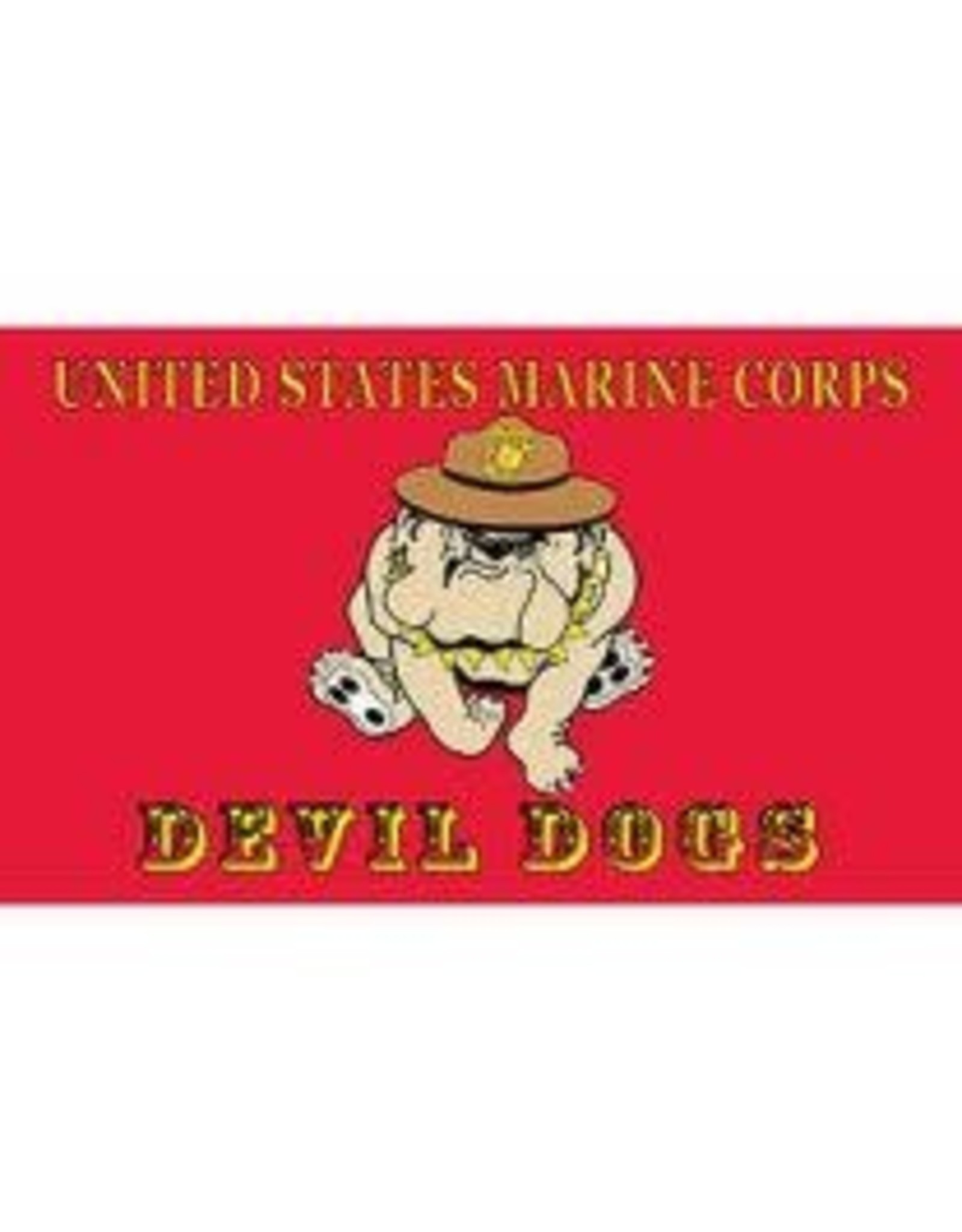 Flag - 3'x5' - USMC Devil Dog Made in USA