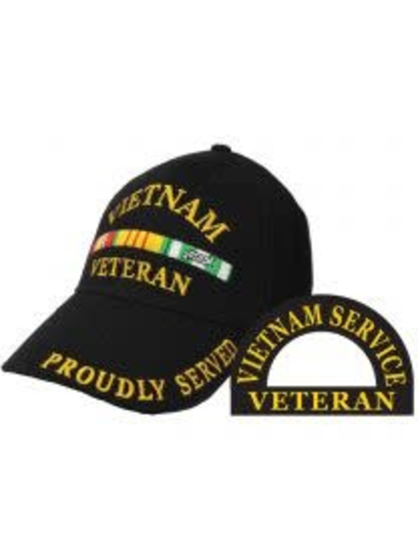 Embroidered Cap - Vietnam Veteran Ribbons