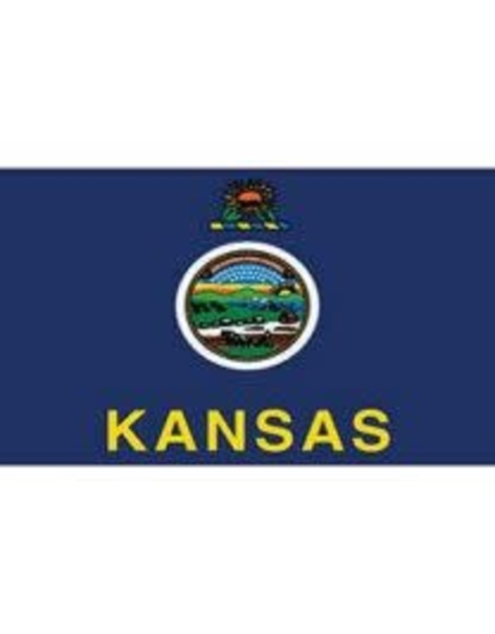 Flag - 3'x5' - Kansas