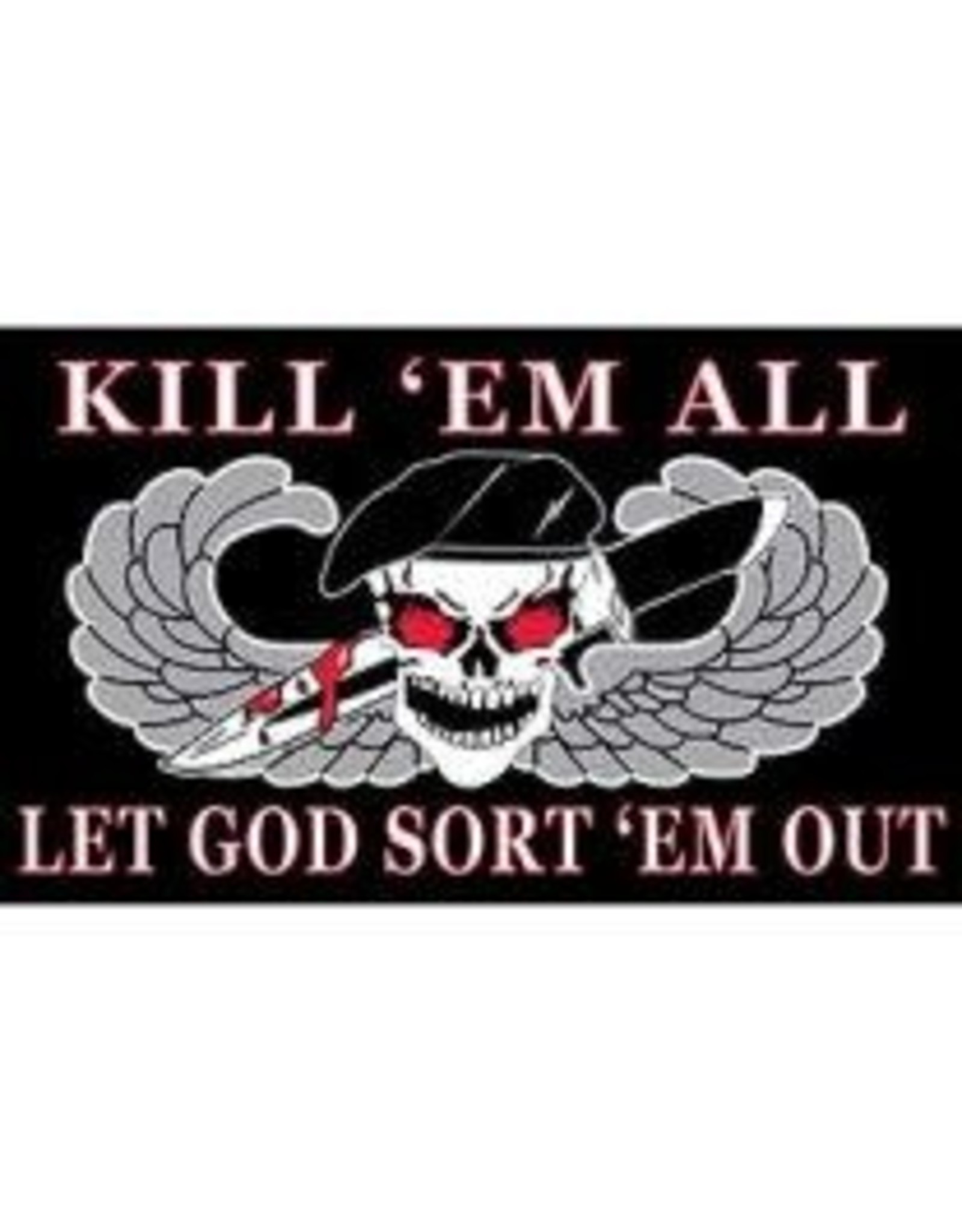 Flag - 3'x5' - Kill 'em All