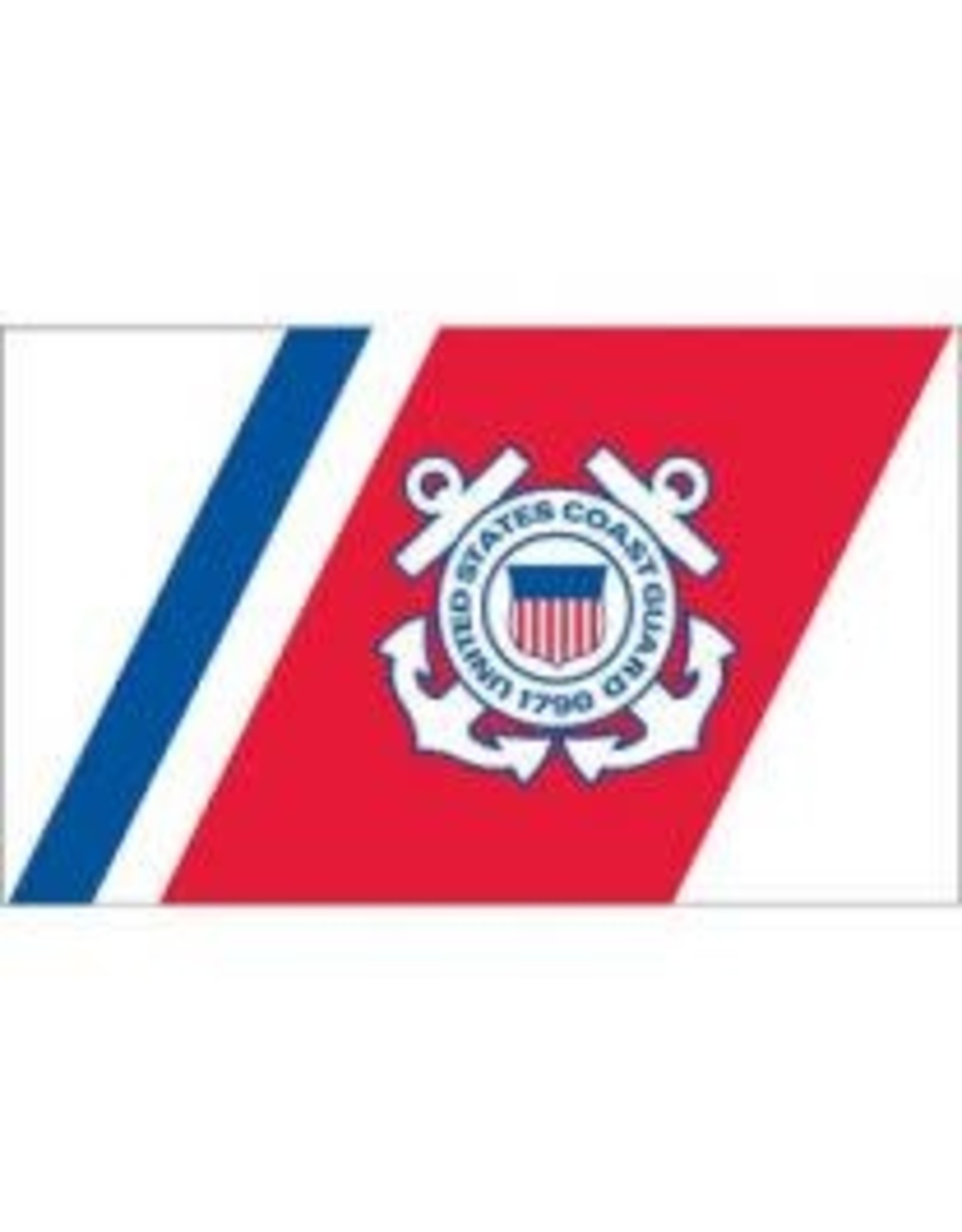 Flag - 3'x5' - USCG RW&B