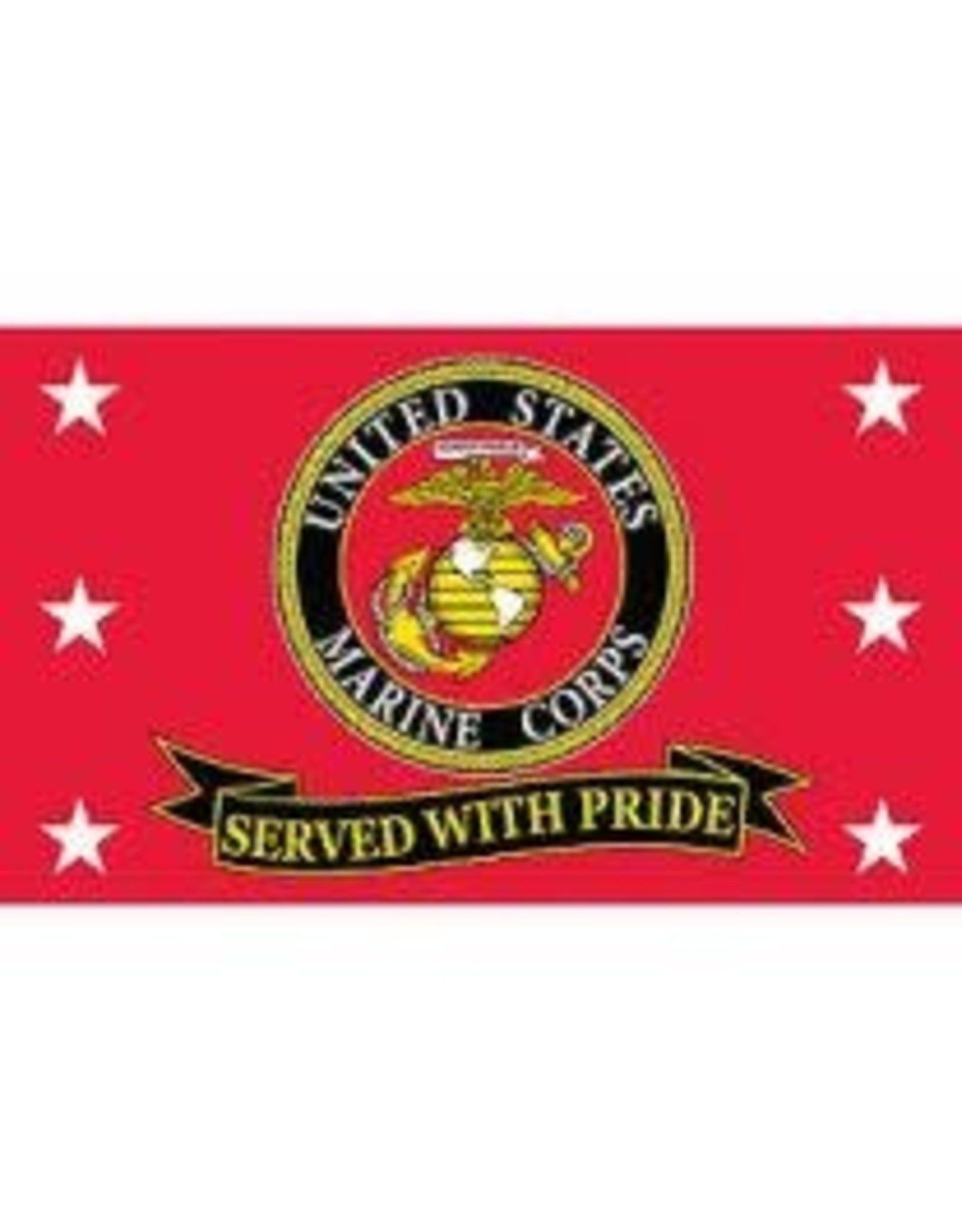 Flag - 3'x5' - USMC Pride Made in USA