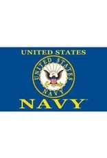 Flag - 3'x5' - USN Logo