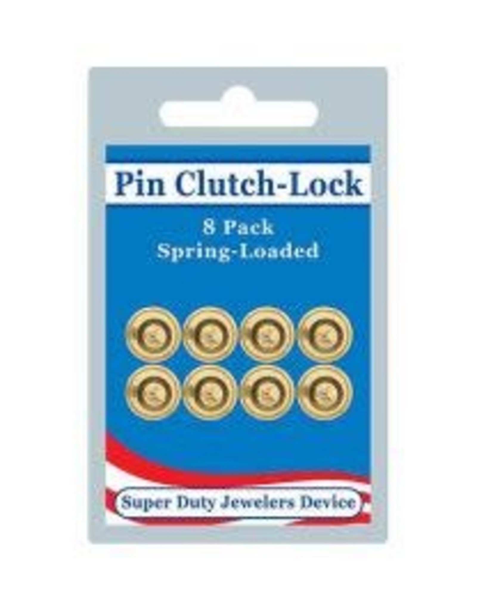 Jewler's Clutch Backs - 8 Pack