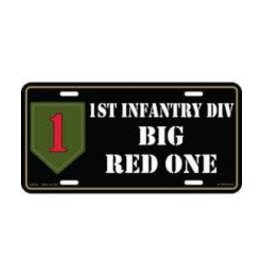 License Plate - 1st Infantry Division