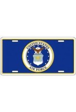 License Plate - USAF Logo