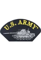 US Army Armor (Tanker) Patch – 5 Inch Diameter – Embroidered With Wax Backing – Brand New