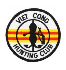 Patch - Viet Cong Hunting Club Round