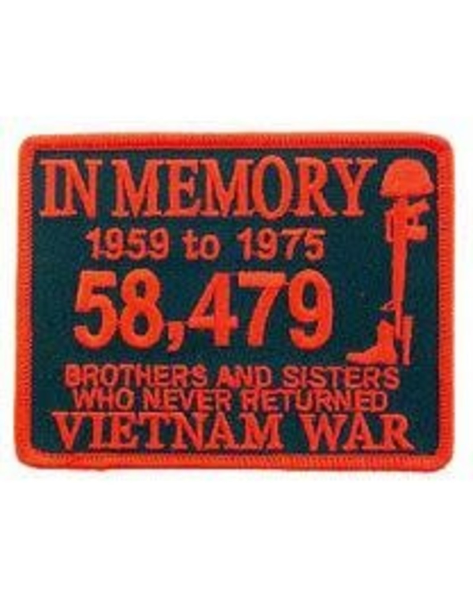 Patch - Vietnam In Memory Red/Black 2