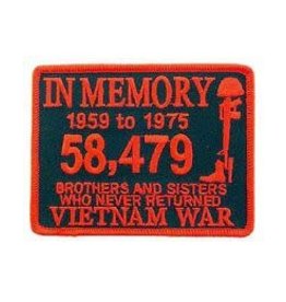 Patch - Vietnam In Memory Red/Black 2