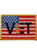 Patch - Vietnam US Flag w/ Vet