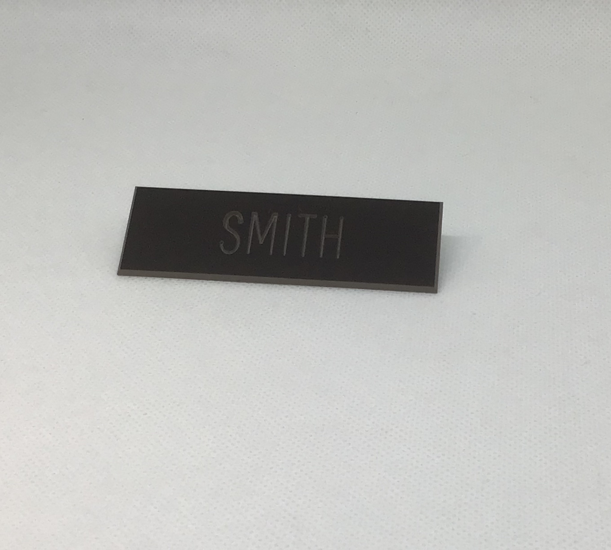 AGSU Brown Class A Name Tag Pin-on - Military Outlet