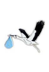 Pin - Stork Blue