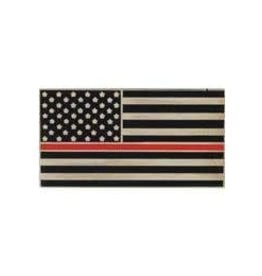 Pin - USA Flag - Red Line