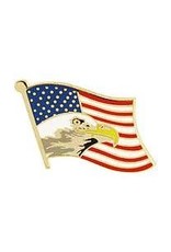 Pin - USA Flag Eagle Head