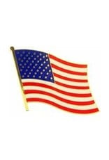 Pin - USA Flag Wavy
