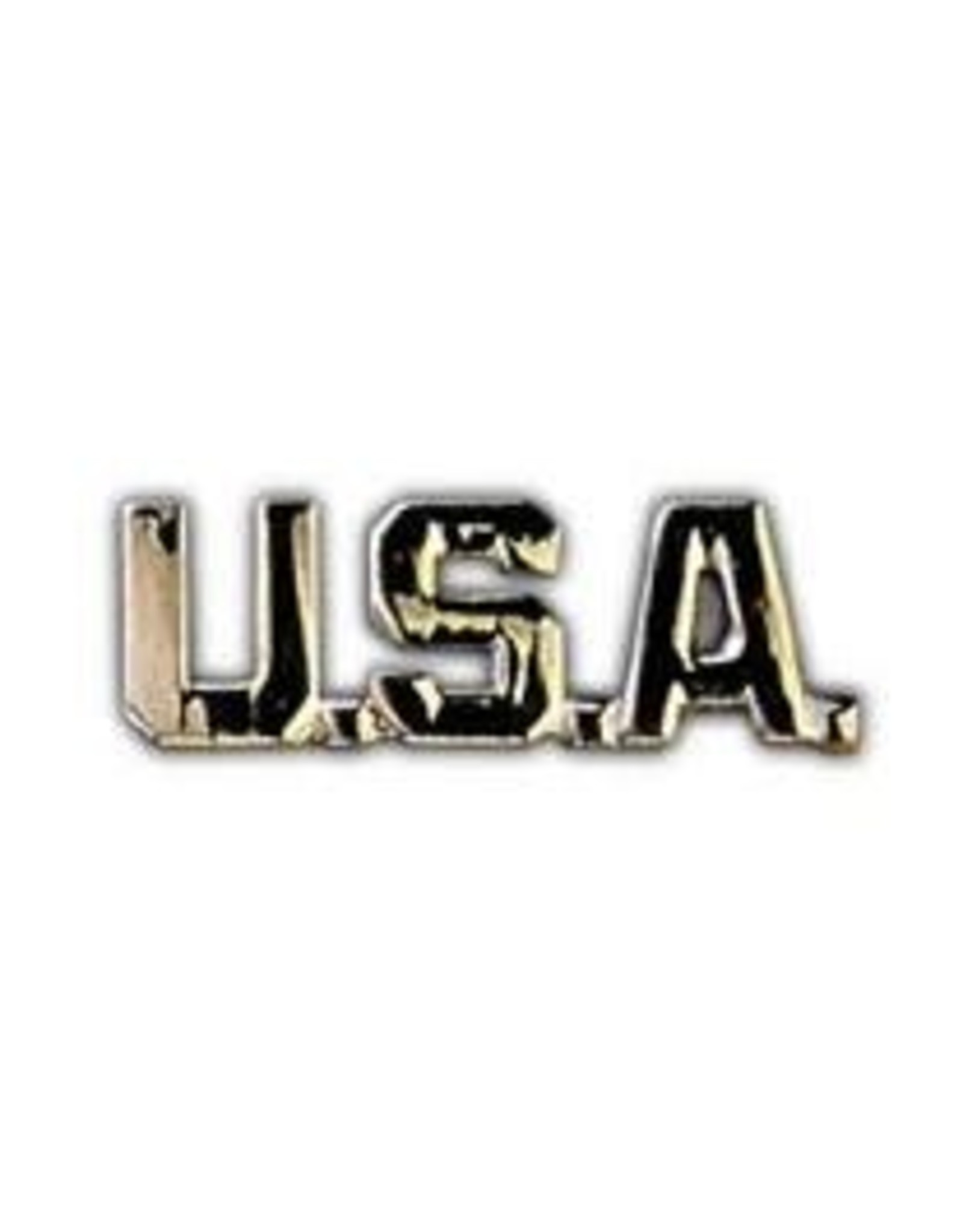 Pin - USA Letters Silver