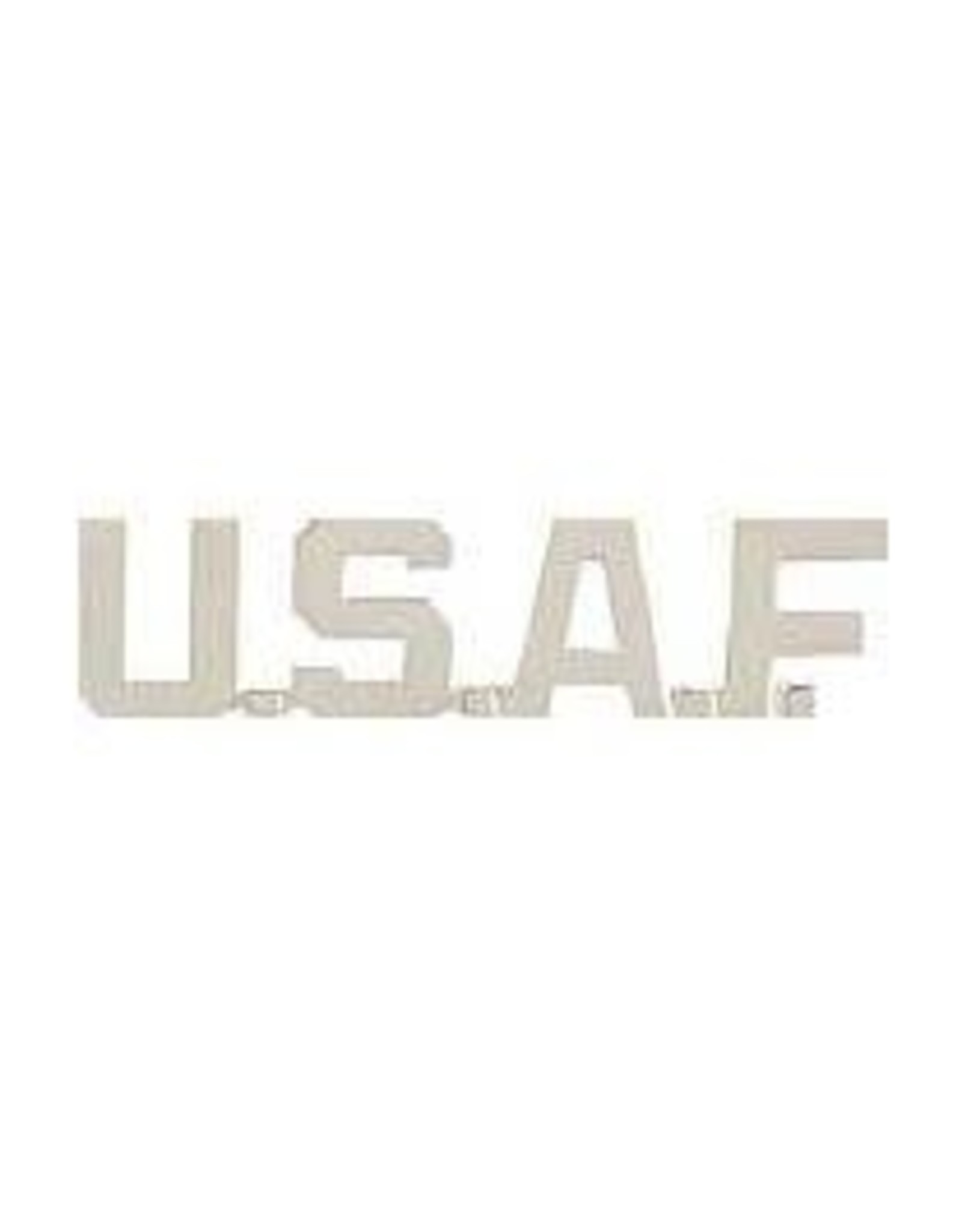Pin - USAF Scroll Letters Silver