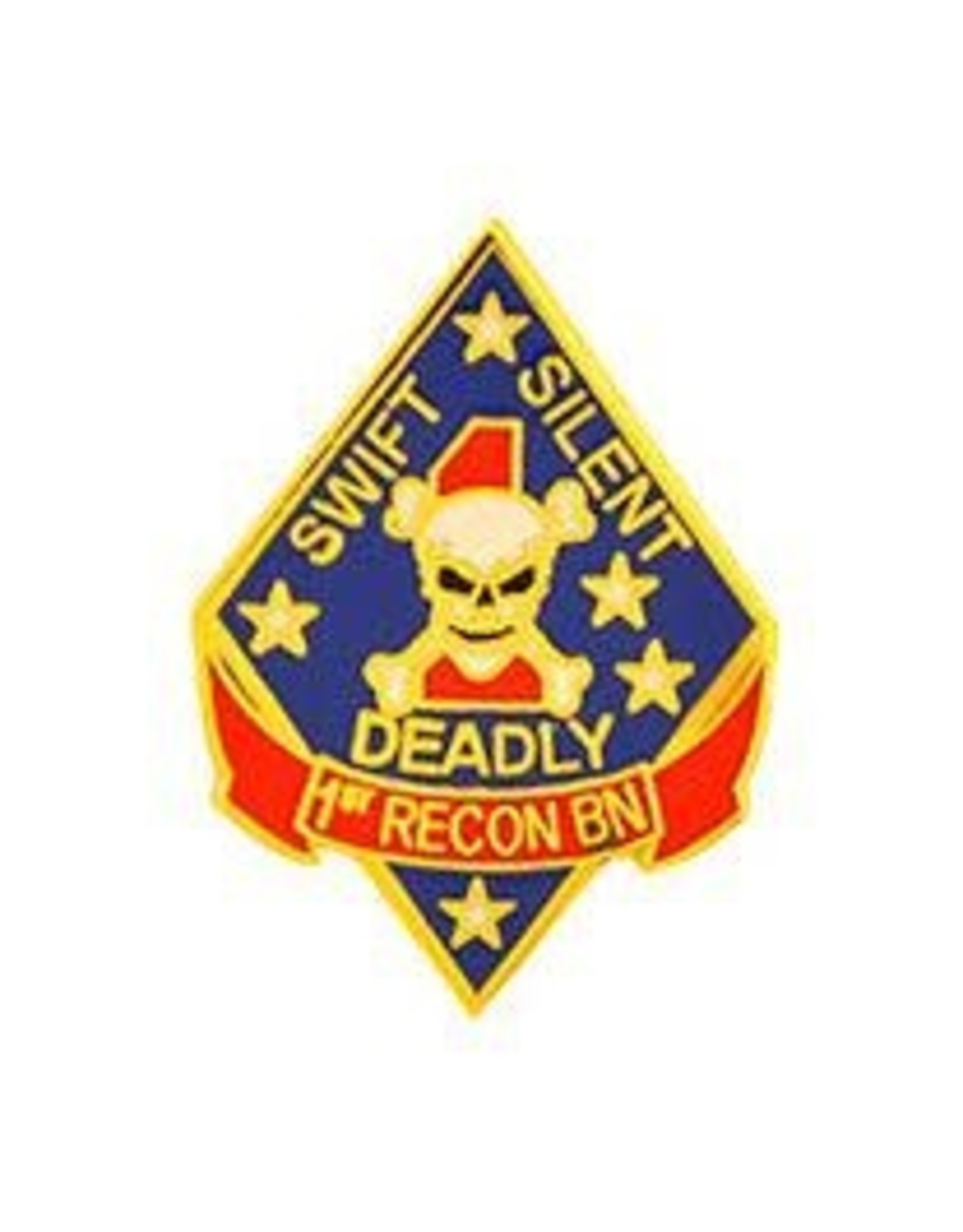 Pin - USMC 001st Recon Bn, Swift Silent Deadly
