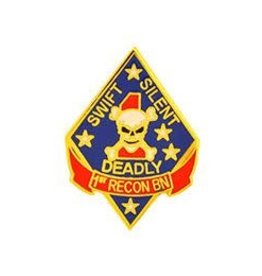 Pin - USMC 001st Recon Bn, Swift Silent Deadly