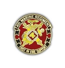 Pin - USMC 014th Rgt, First in Fire Support