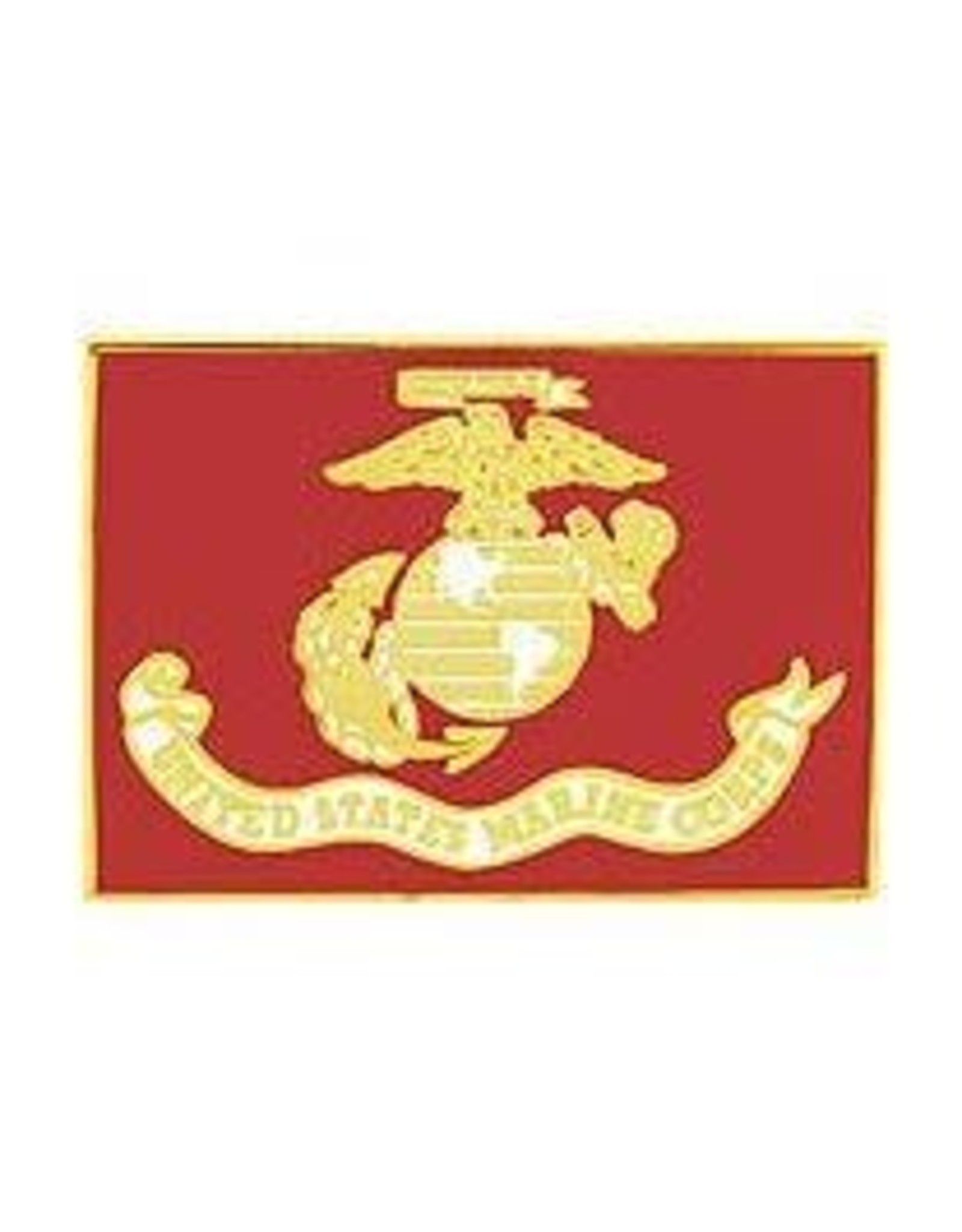 Pin - USMC Flag Rectangle