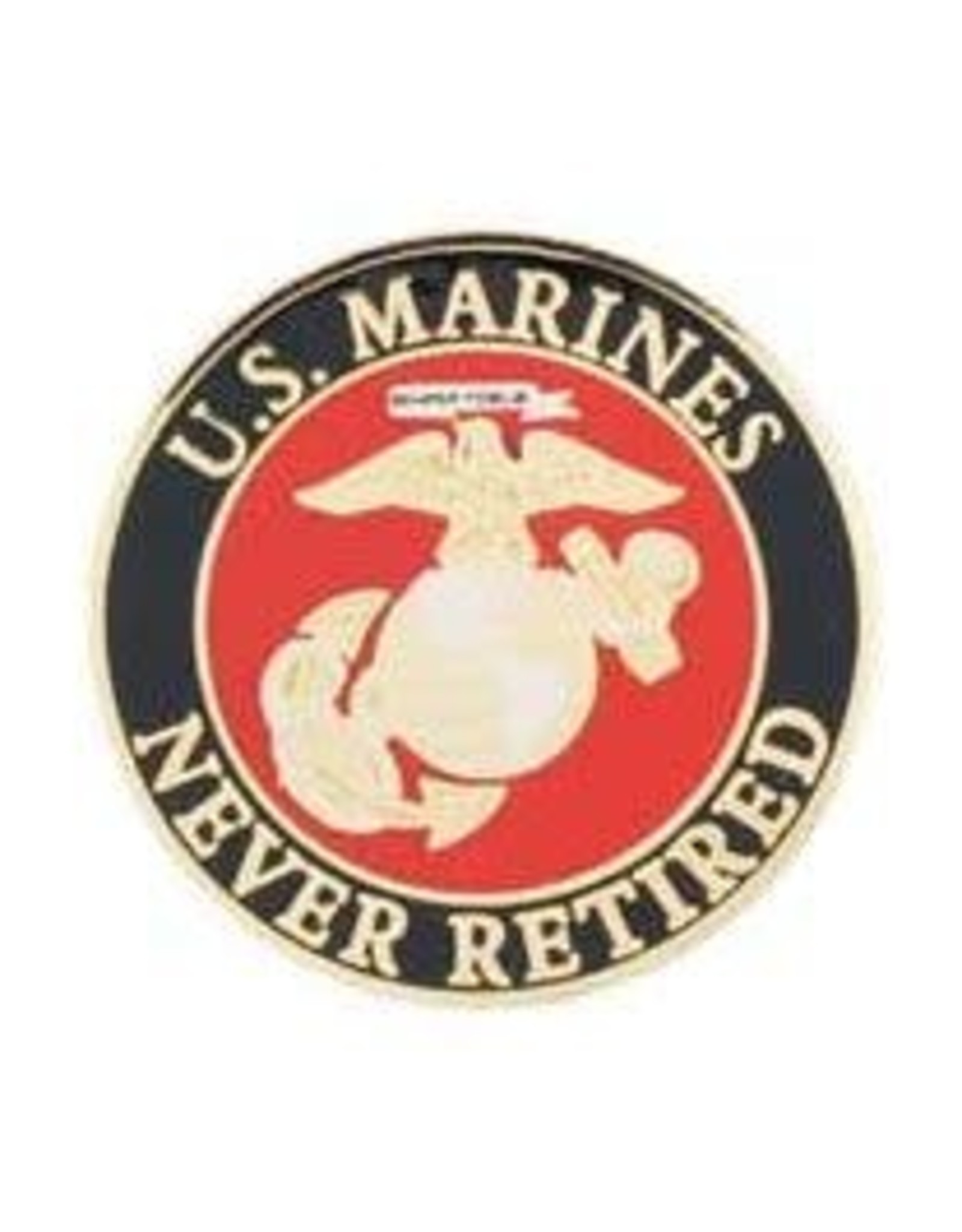 Pin - USMC Logo Never Retired