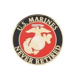 Pin - USMC Logo Never Retired