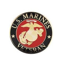 Pin - USMC Logo Veteran Xlg