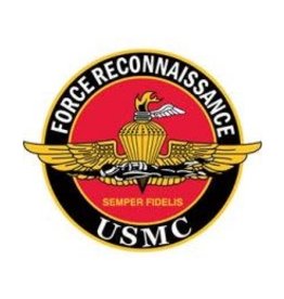 Pin - USMC Scroll Force Recon