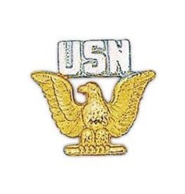 Pin - USN Enlisted Gold & Silver