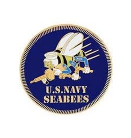 Pin - USN Seabees Logo XL