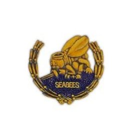 Pin - USN Seabees Wreath
