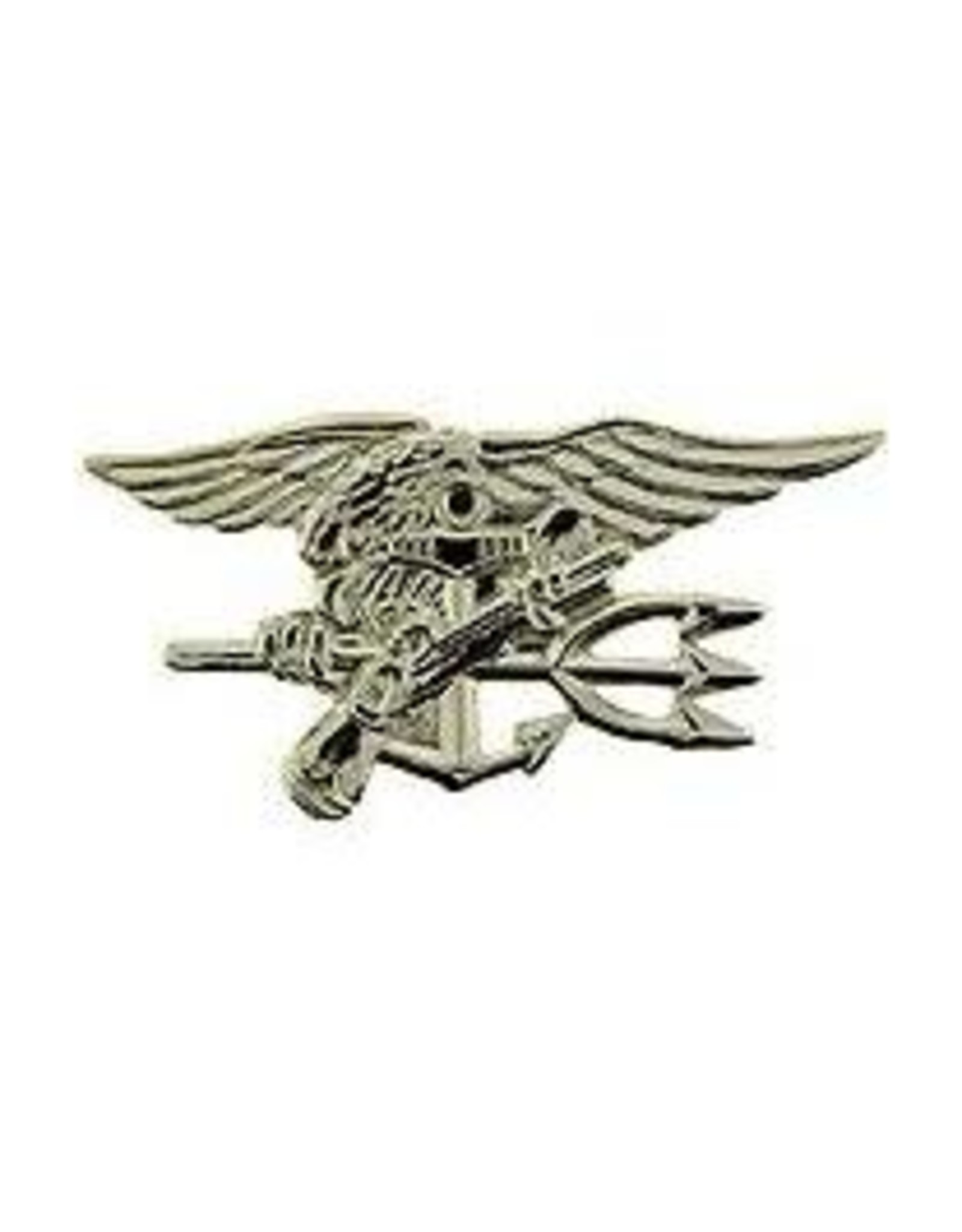 Pin - USN Seal Team Tri Silver