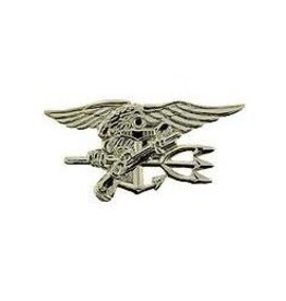 Pin - USN Seal Team Tri Silver
