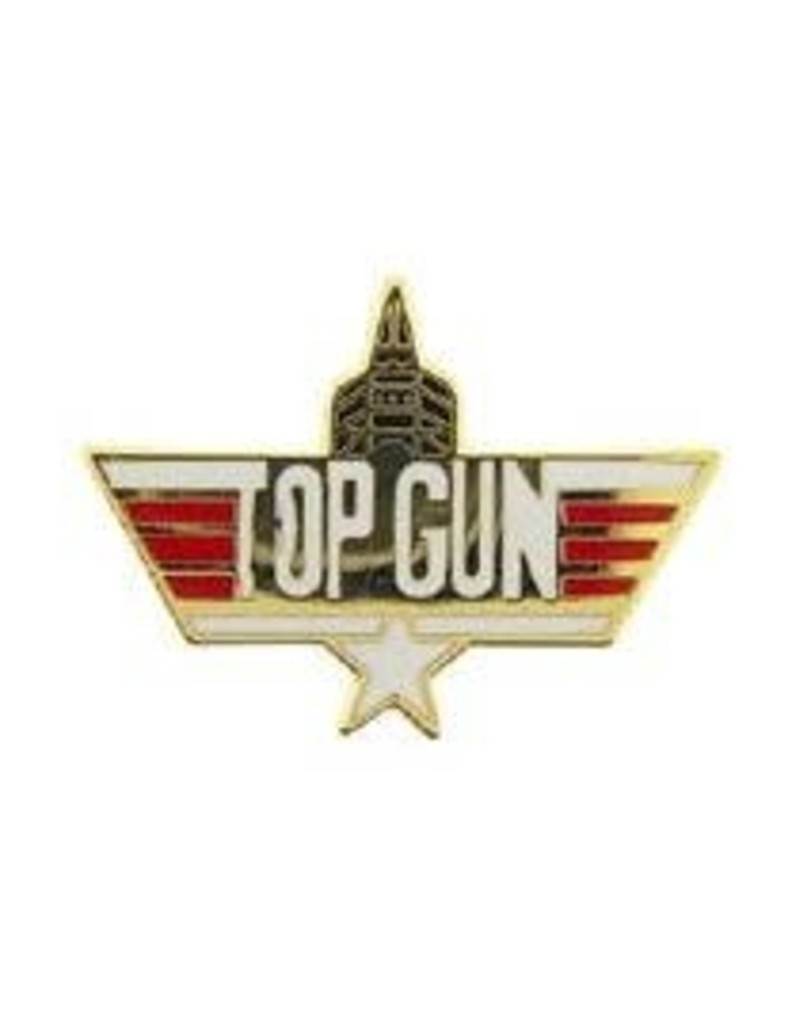 Pin - USN Top Gun w/ Jet Small, 1 1/4"