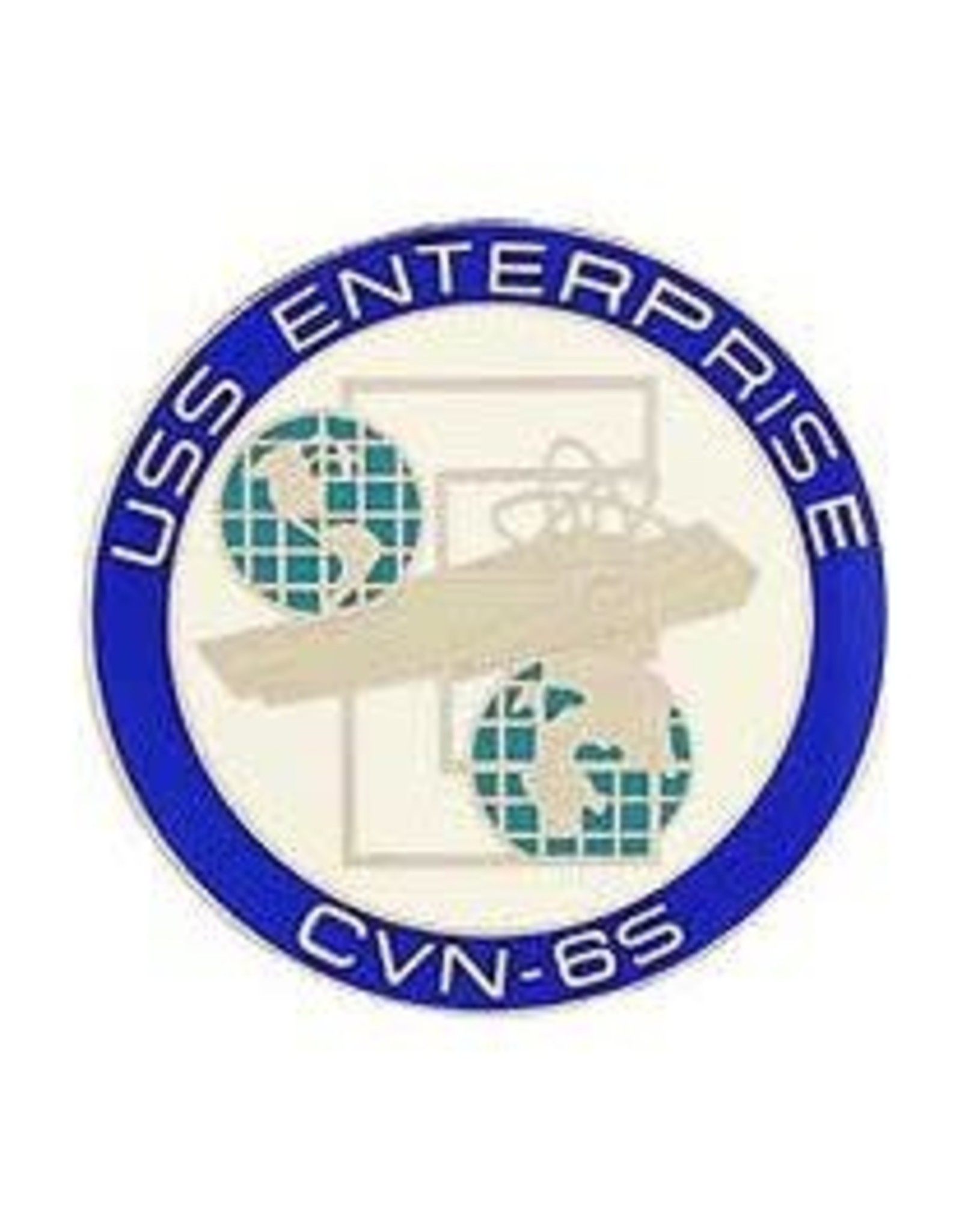 Pin - USN USS Enterprise (round)