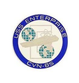 Pin - USN USS Enterprise (round)