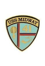 Pin - USN USS Midway Gold