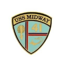 Pin - USN USS Midway Gold