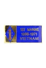 Pin - Vietnam Bdg 1st Marine Division 1966-1971
