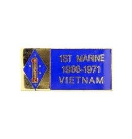 Pin - Vietnam Bdg 1st Marine Division 1966-1971