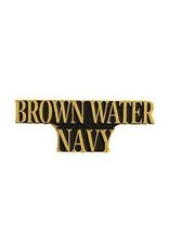 Pin - Vietnam Scroll Brown Water Navy
