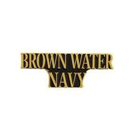 Pin - Vietnam Scroll Brown Water Navy
