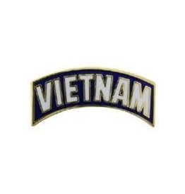 Pin - Vietnam Tab White/Blue